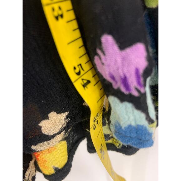 American Angel Black Floral Maxi Dress Sleeveless Size 22/24 - Picture 5 of 5